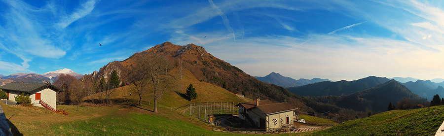 Dalla Forcella di Spettino (1073 m) il Monte Gioco (1366 m)